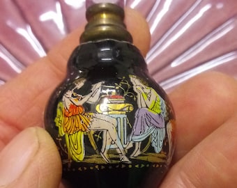 Keramik Schnupftabakflasche - Antike griechische oder römische Thema Bilder