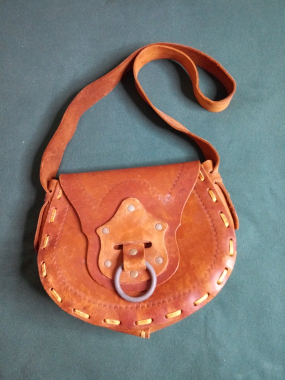 Bolso boho de cuero gitano hippie España