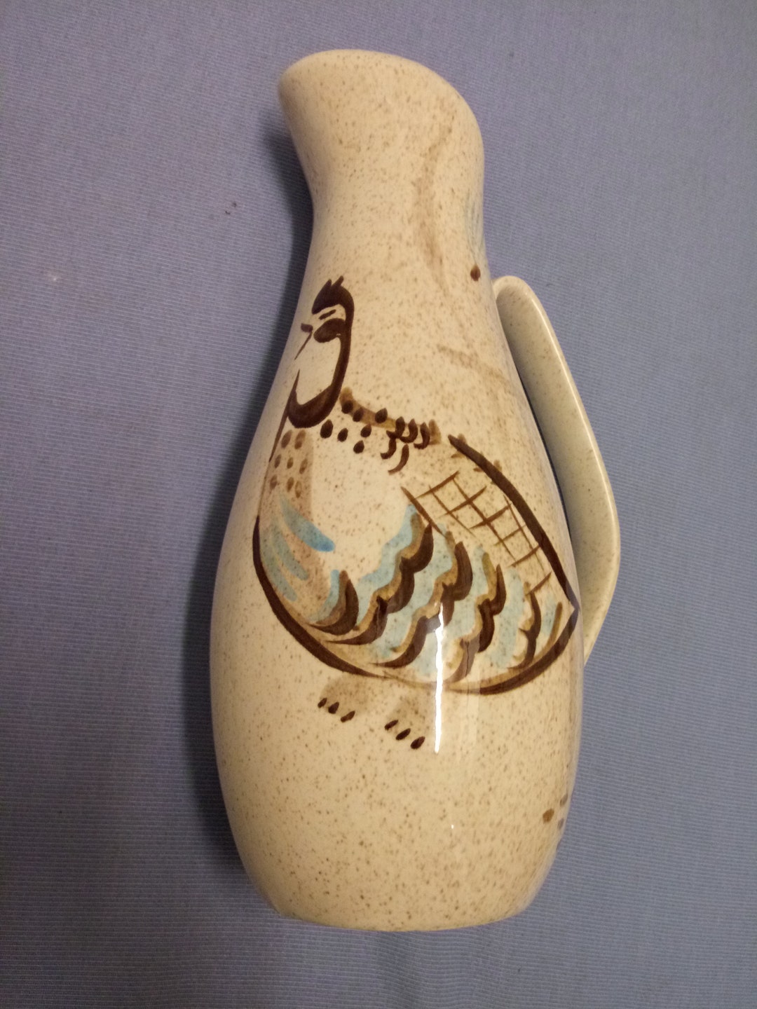 Redwing Pottery Bob White Pitcher 60 Oz. Etsy