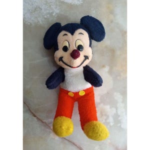 Peluche vintage de Mickey Mouse de 40 cm imagen 1