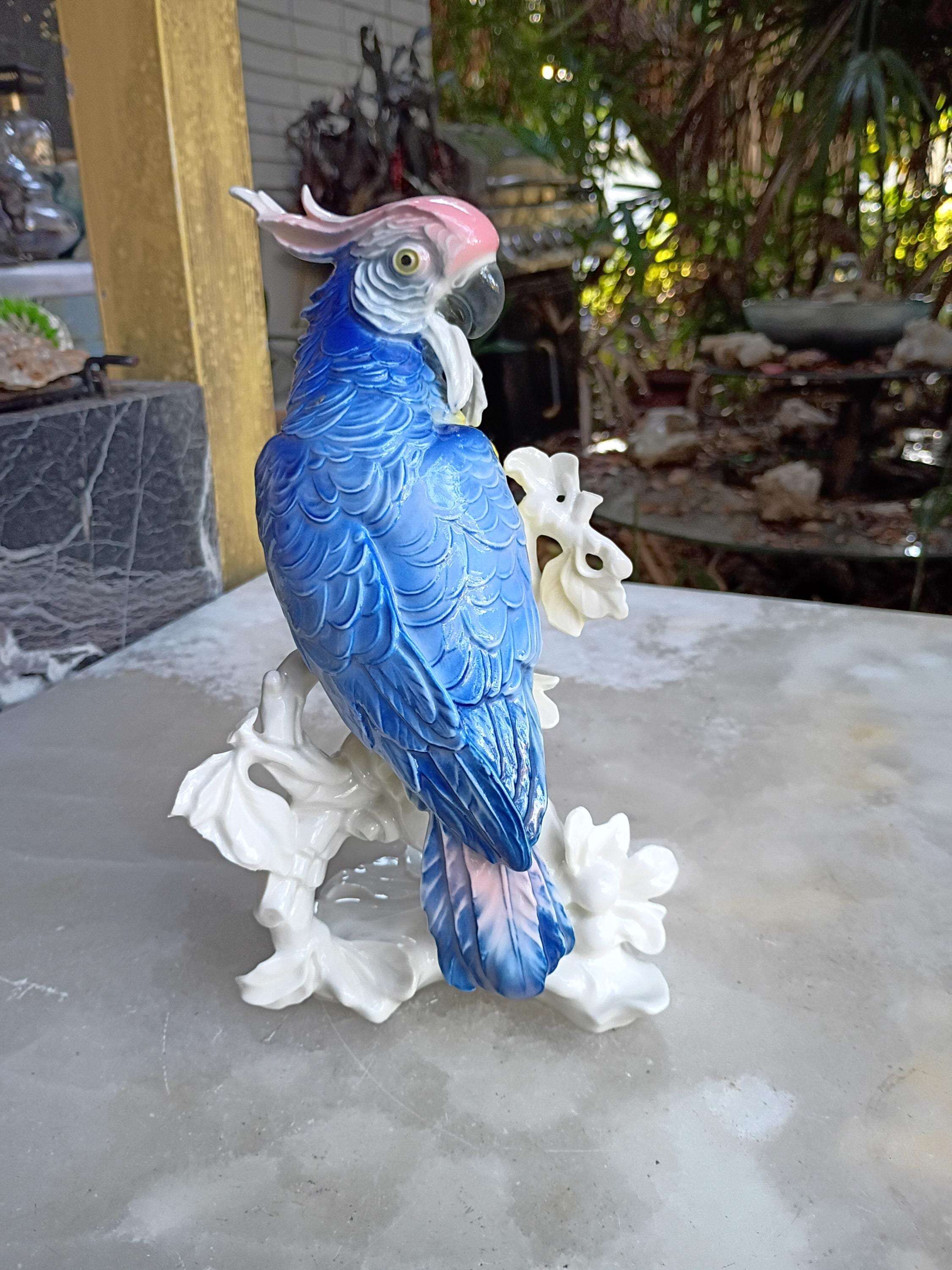 Karl Ens カール エンス オウム ヴィンテージ フィギュリン 19cm Karl Ens カール エンス オウム ヴィンテージ フィギュリン 19cm Karl