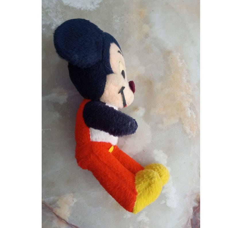 Peluche vintage de Mickey Mouse de 40 cm imagen 3