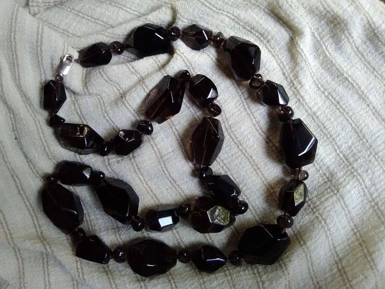 Smoky Quartz Gemstone Necklace