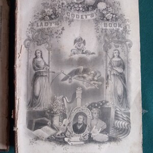 Lady&#39;s Godey&#39;s Book - 1854