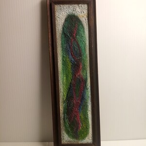 Mid Century Abstract Sand Painting