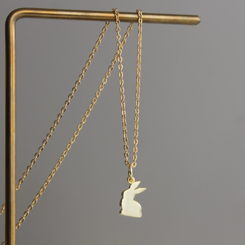 Rabbit Necklace - Etsy