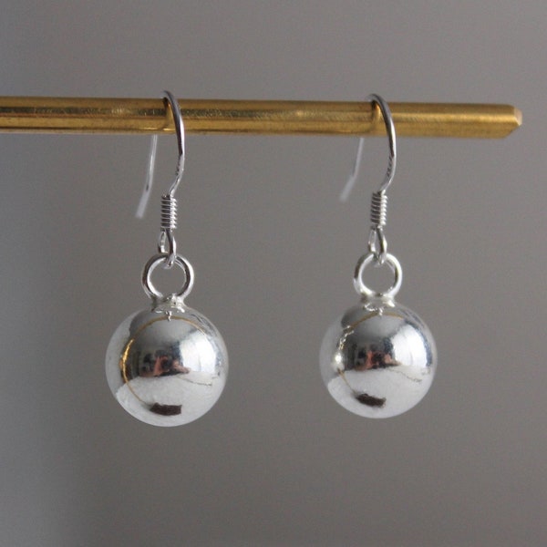 Sterling silver ball earrings Classic essential earrings Minimal earrings Gift