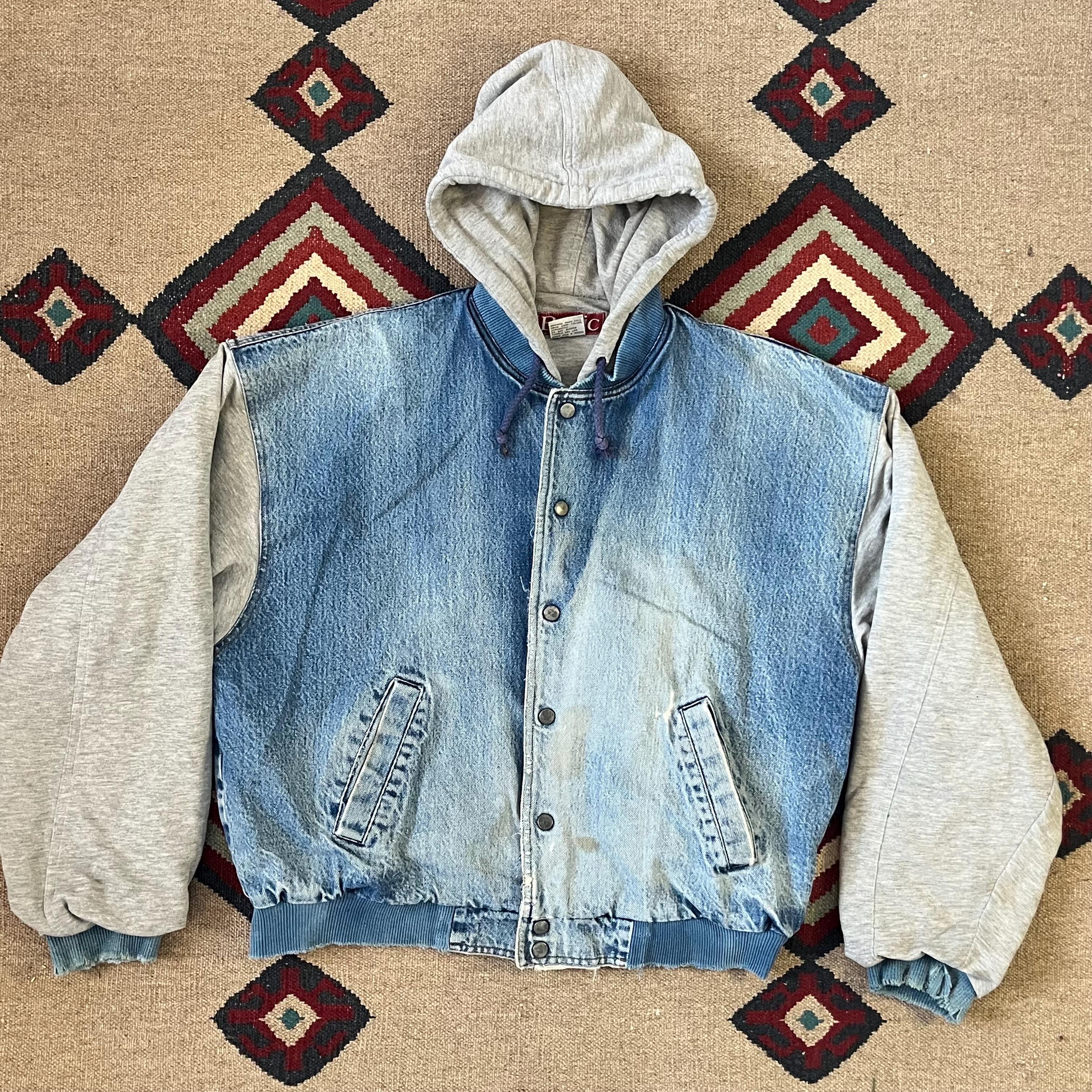 Blue Carhartt Hooded Jacket - Etsy Blue Carhartt Hooded Jacket - Etsy