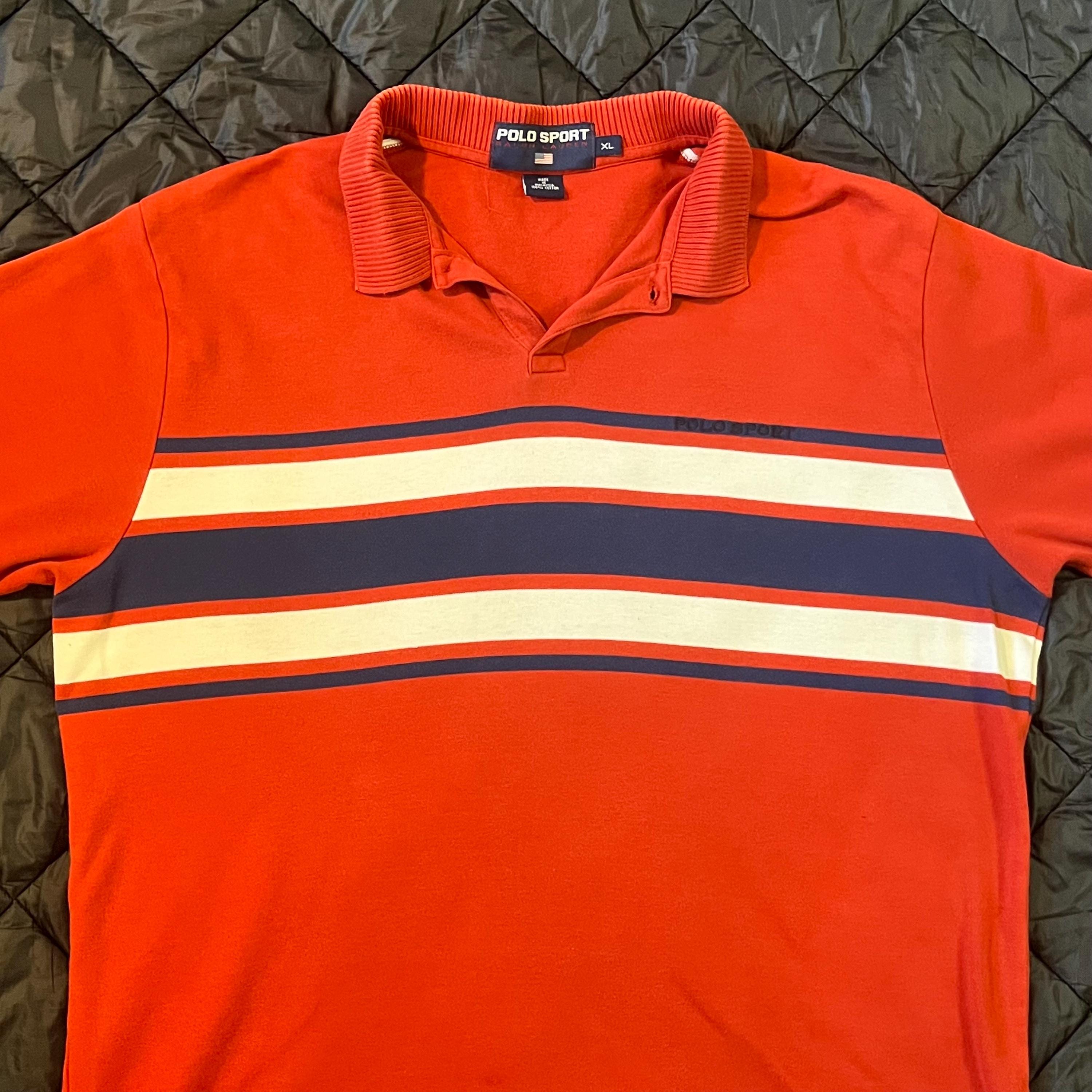 パンツ 90s polo by Ralph Lauren made in USA VTG 90s USA Made Polo Ralph Lauren Red White Blue Striped