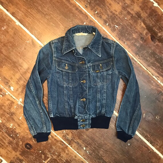 Vintage 70s Lee Riders Denim Jacket |Womens 9/10 S