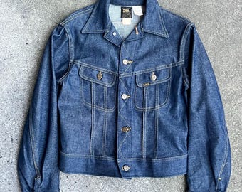 Vintage 80s Blue Acid Wash Denim Jacket - Etsy