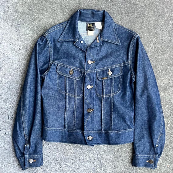Vintage 70s Lee Riders Denim Trucker Jacket - Womens Size 14