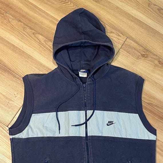 NIKE 00s hooded zip up vest ナイロンベスト