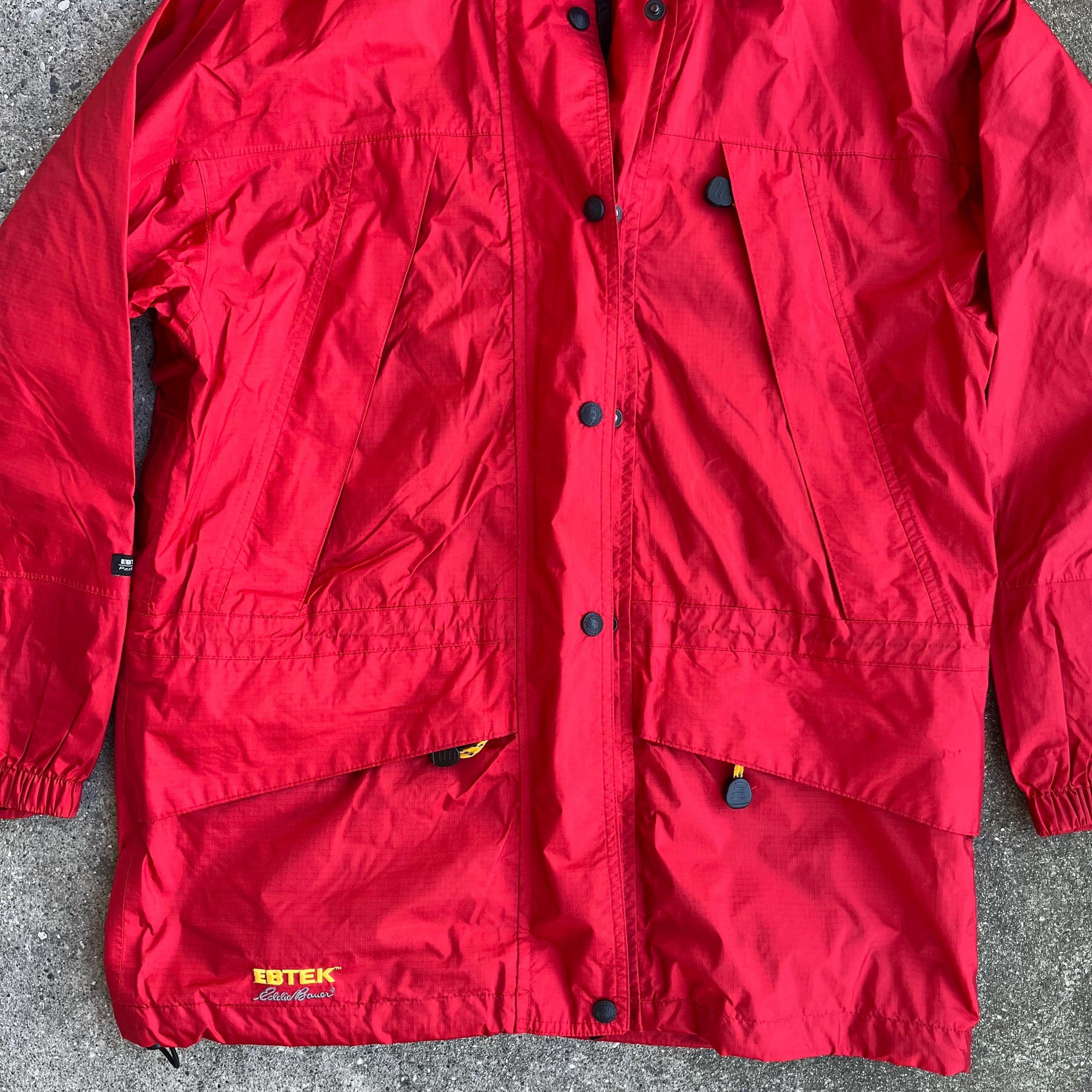 1990s Eddie Bauer EBTEK Gore-tex Hooded Jacket | Womens Small Zip