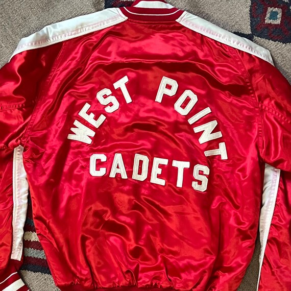 1950s West Point Cadets High School Sports Team Bomber Jacket 