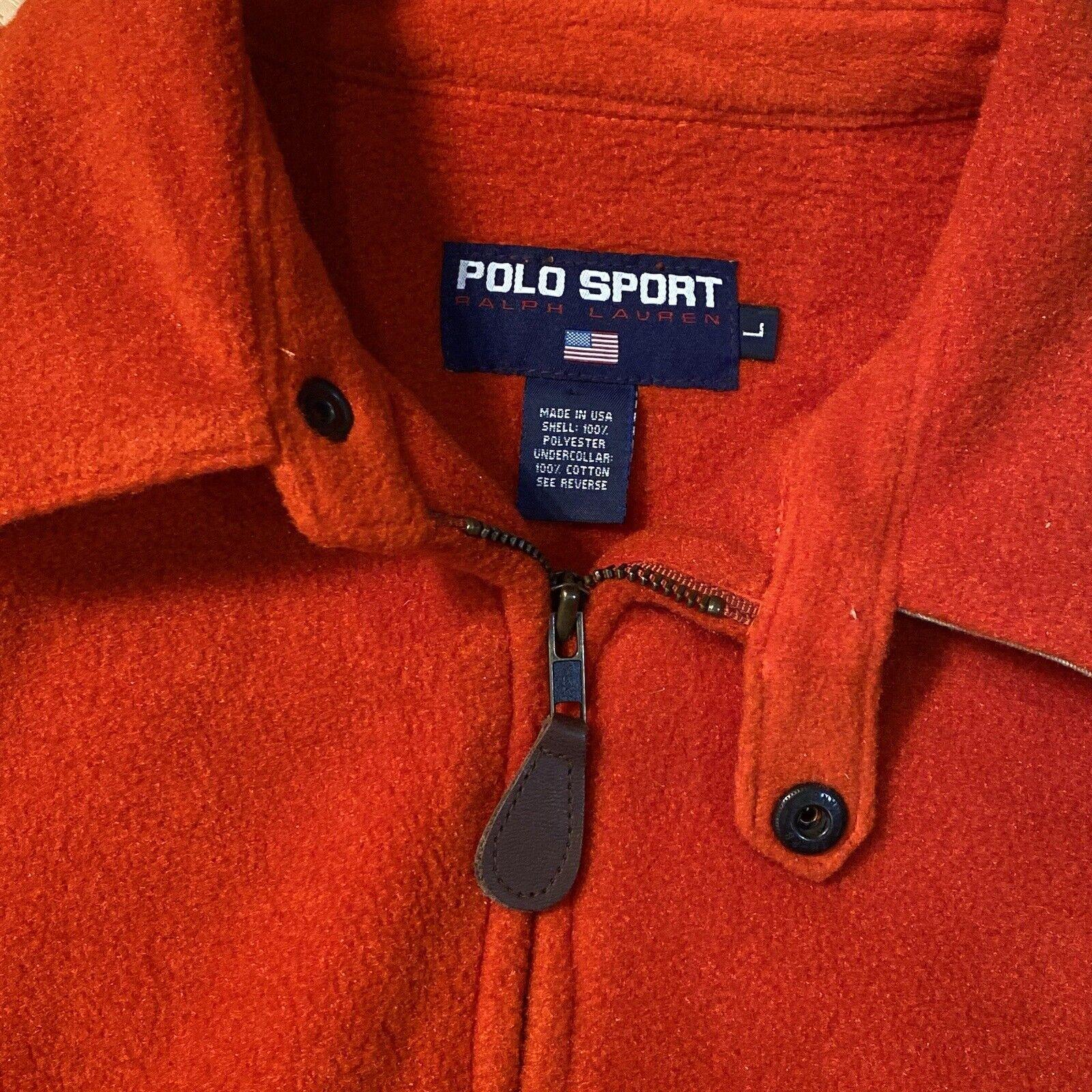 90s POLOSPORT ラルフローレン ポーラテックフリース 紺 XL
