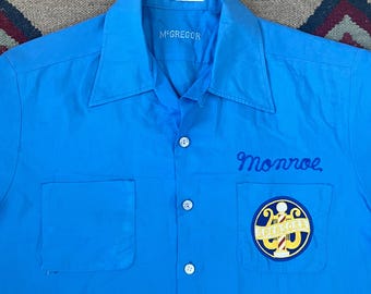 1970s Barber Shop Quartet Shirt | Vintage Mens M/L McGregor Button Up