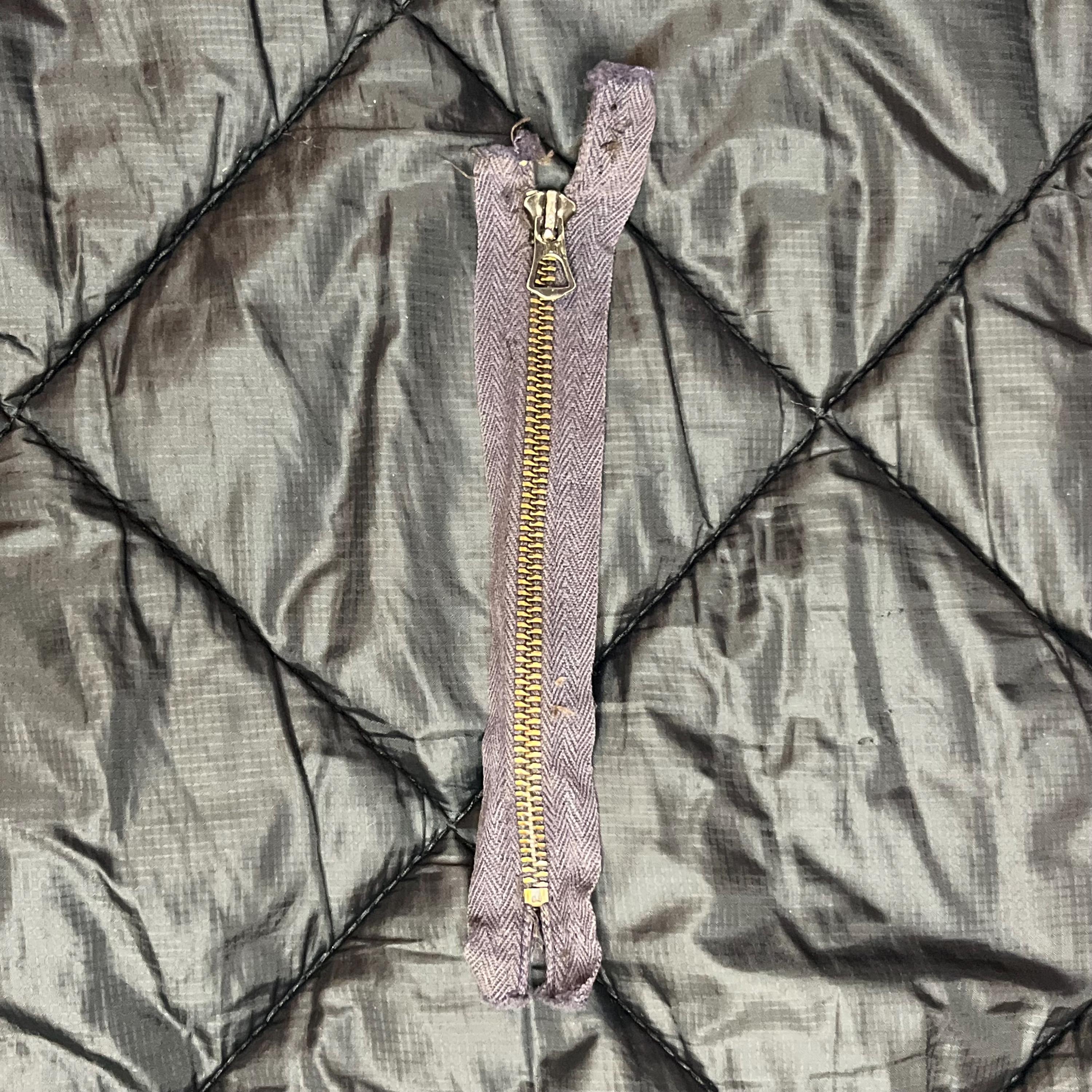 Vintage Talon 4 3/4” Jacket Pocket Zipper | 1940s US Navy USN HBT