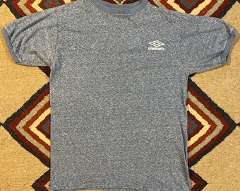 1990s Umbro Soccer T-Shirt | Vintage Mens S/M Crewneck