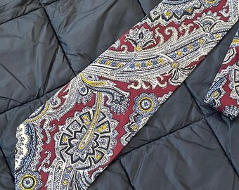 ヴィンテージ ラルフローレン ポロ シルクネクタイ：バーガンディ