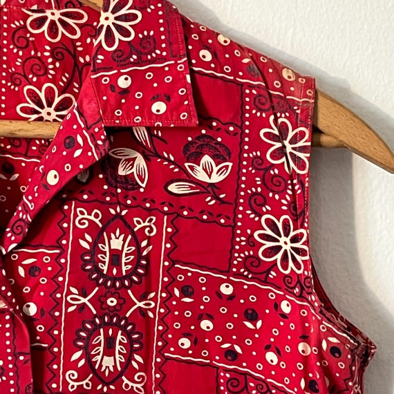 1960s bandana top