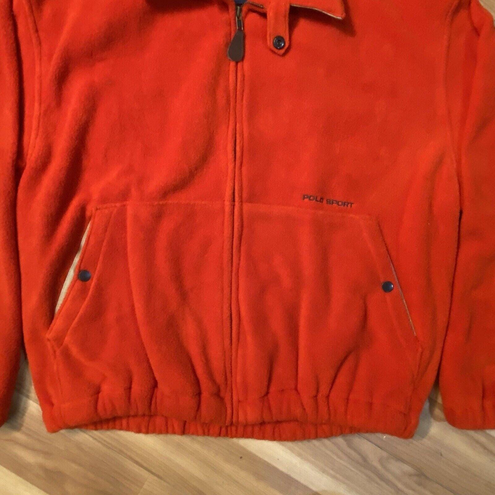 Vintage 90s Polo Sport Ralph Lauren Fleece Jacket | Mens