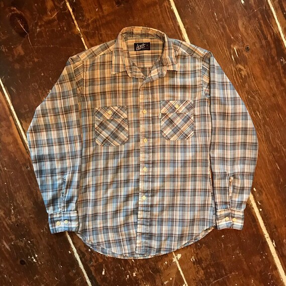 vintage levis button up shirt