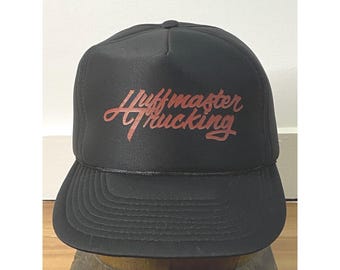 Casquette Huffmaster Trucking Snapback vintage des années 80 | Casquette adulte