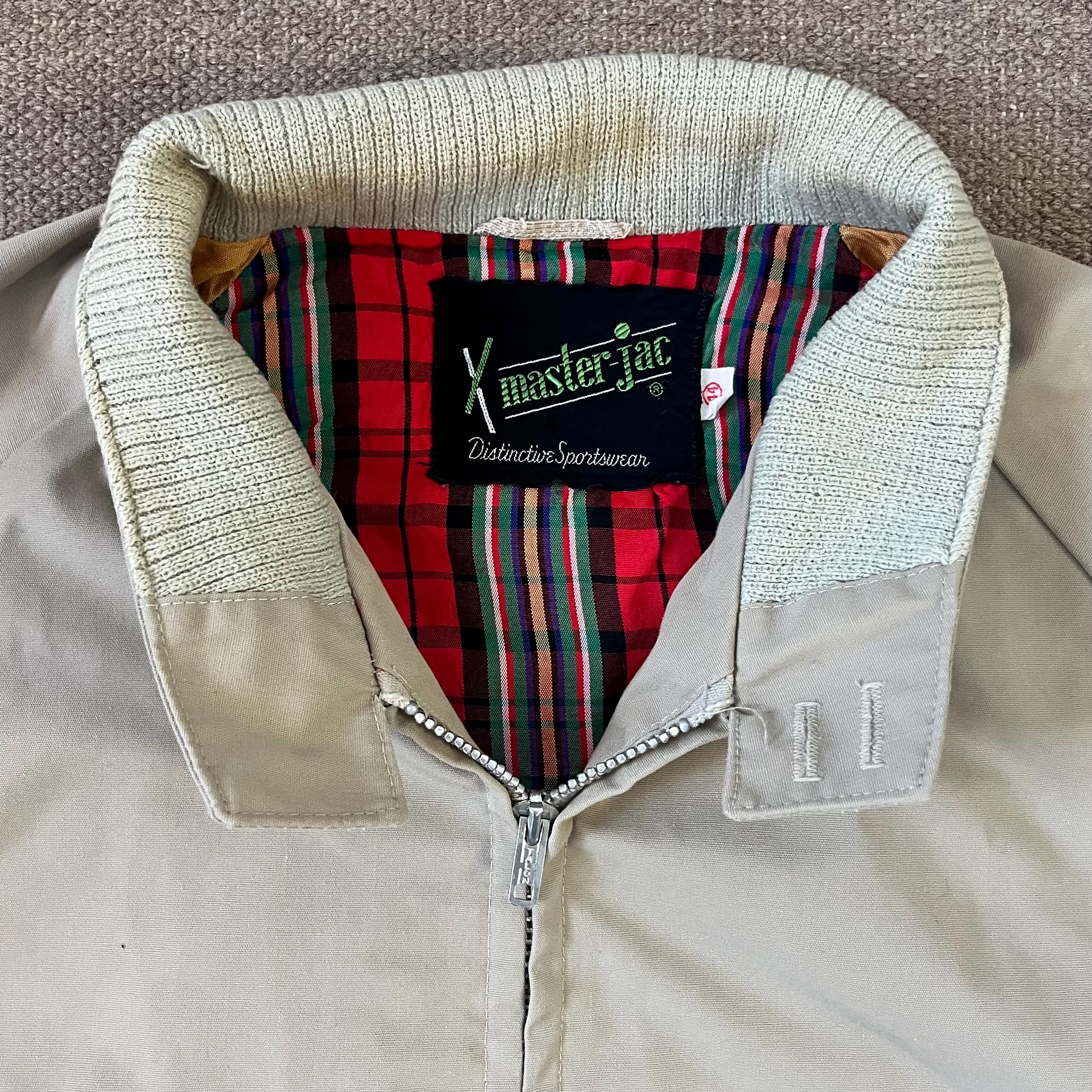 1960s Master-jac Harrington Jacket | Vintage Mens 44 Sand