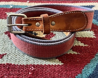 1980s Preppy Canvas & Leather Men display picture 3