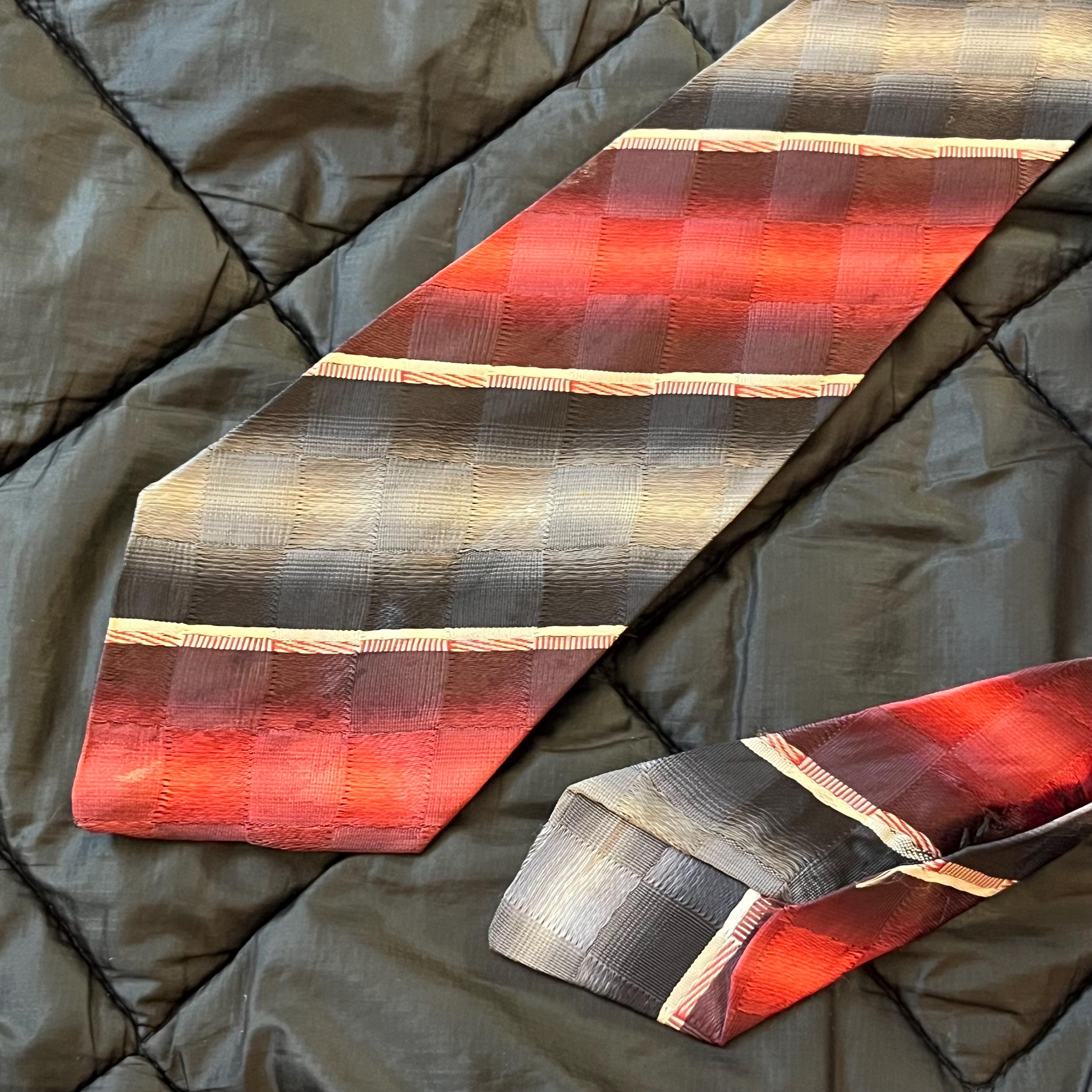 小物 50's style rockabilly striped tie 5 pc Vtg 50 60's ROCKABILLY Necktie LOT SKINNY Thin Narrow