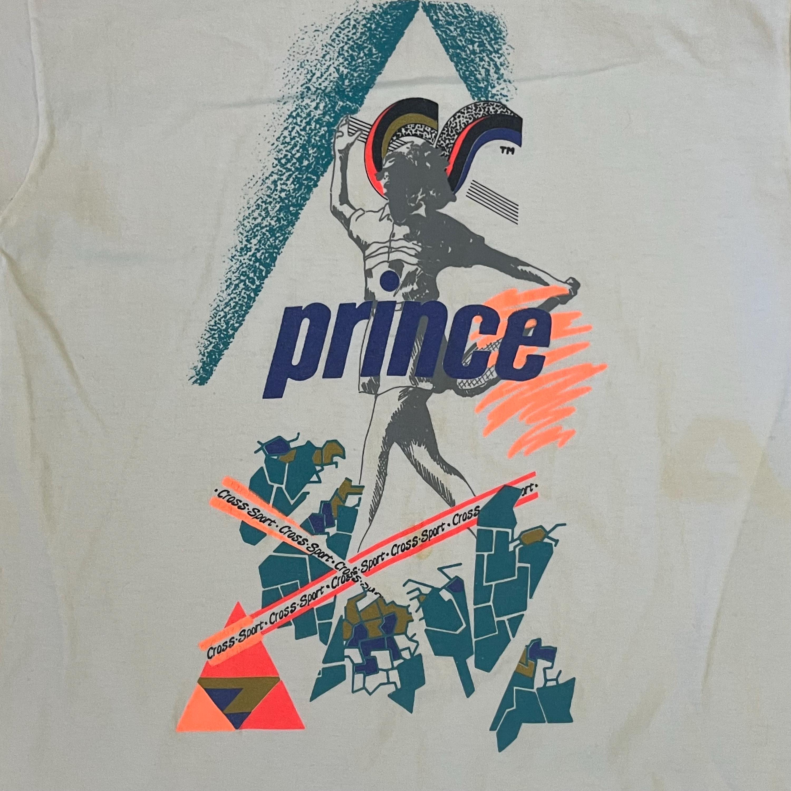 1990s Prince Tennis T-shirt | Vintage Mens Medium Single