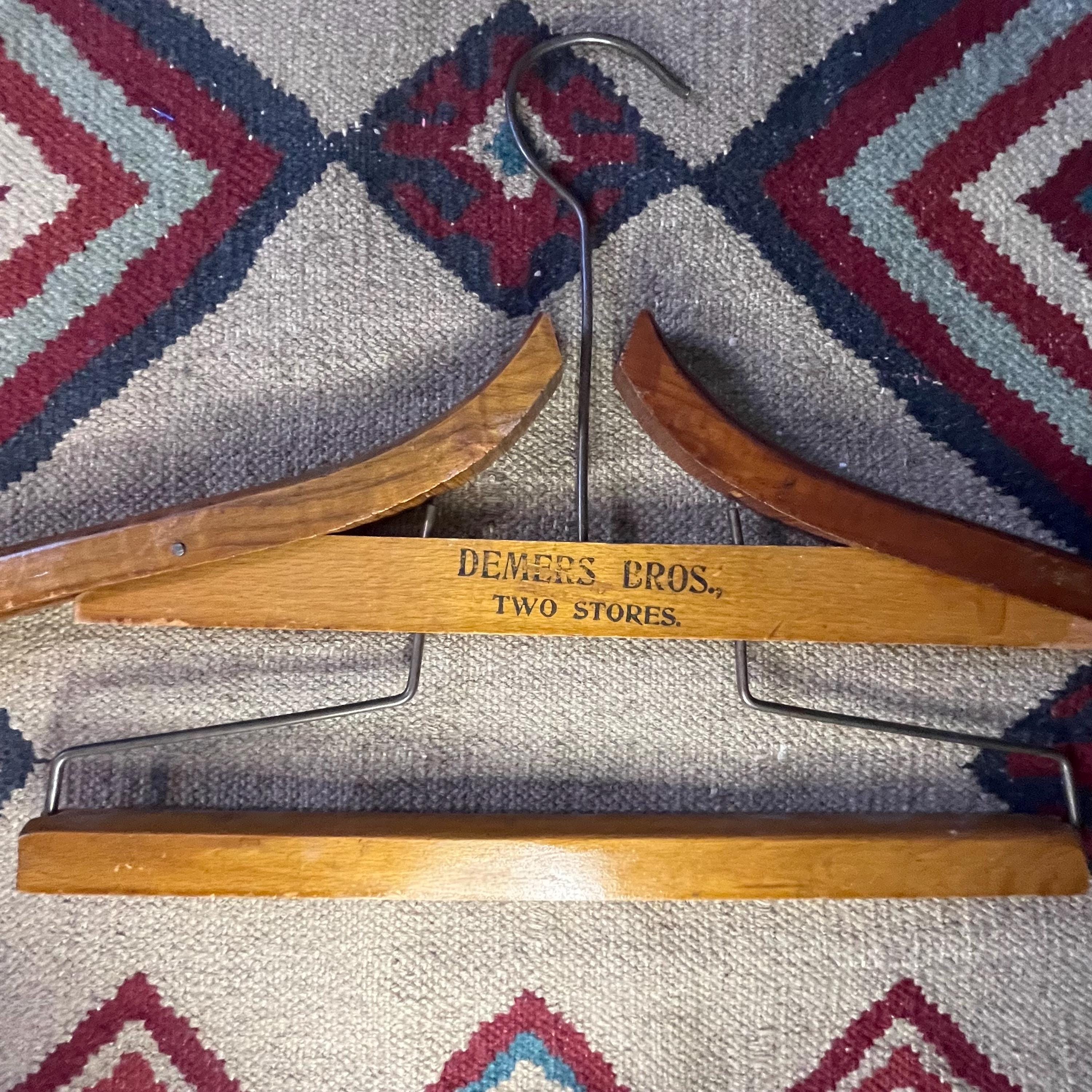 Perfecto 1905 Antique Wood Hanger | Demers Brothers Saginaw
