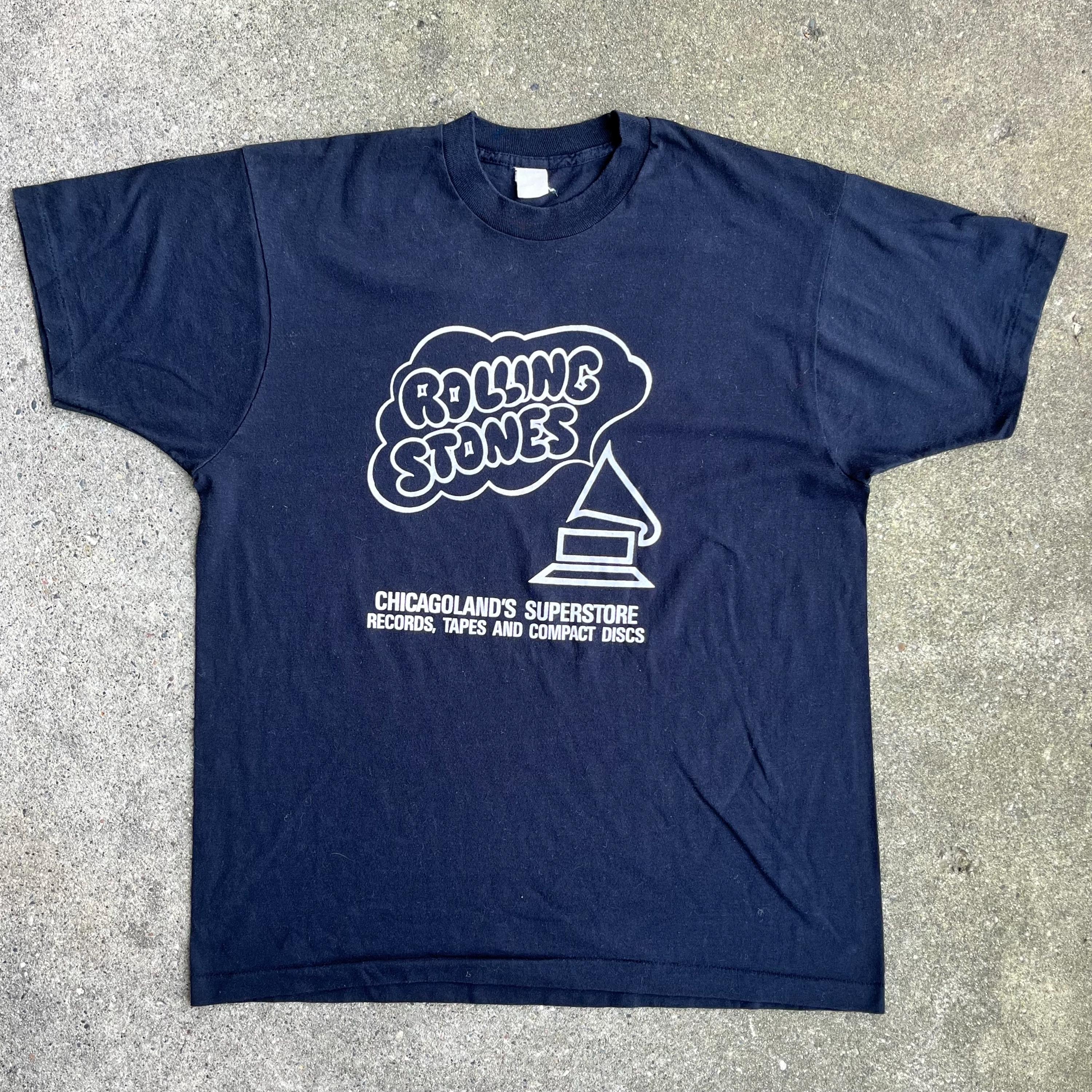 Rolling Stones Records Chicago Music Store T-shirt | Vintage 80s