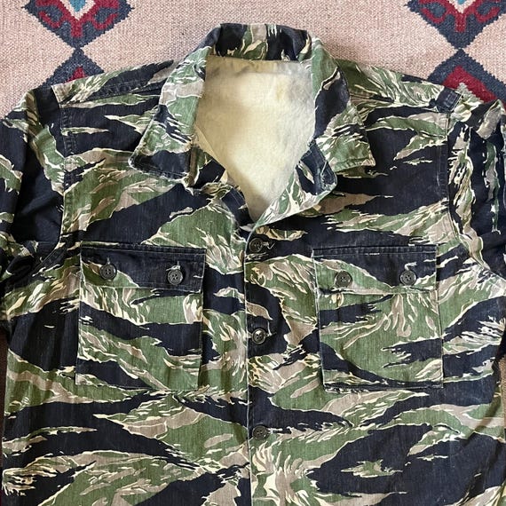 Vietnam Tiger Stripe Camouflage US Military Jacket | … - Gem