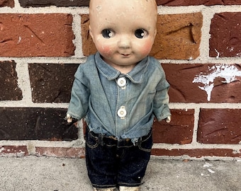 Buddy Lee Denim Jeans Zusammensetzung Werbepuppe | Jeans & Chambray Hemd