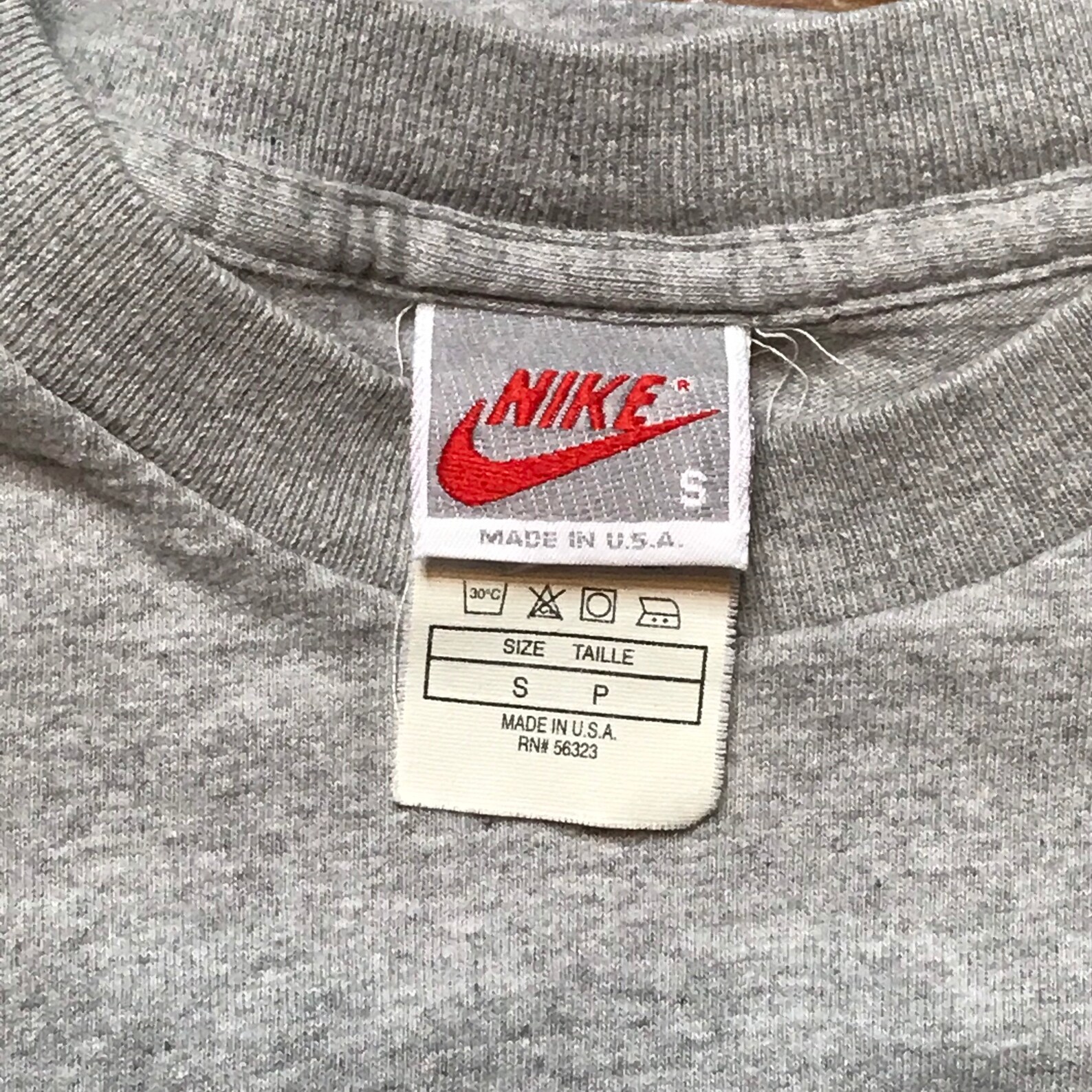 Vintage 90s Nike Gray Tag T-Shirt Mens Small Cotton USA | Etsy
