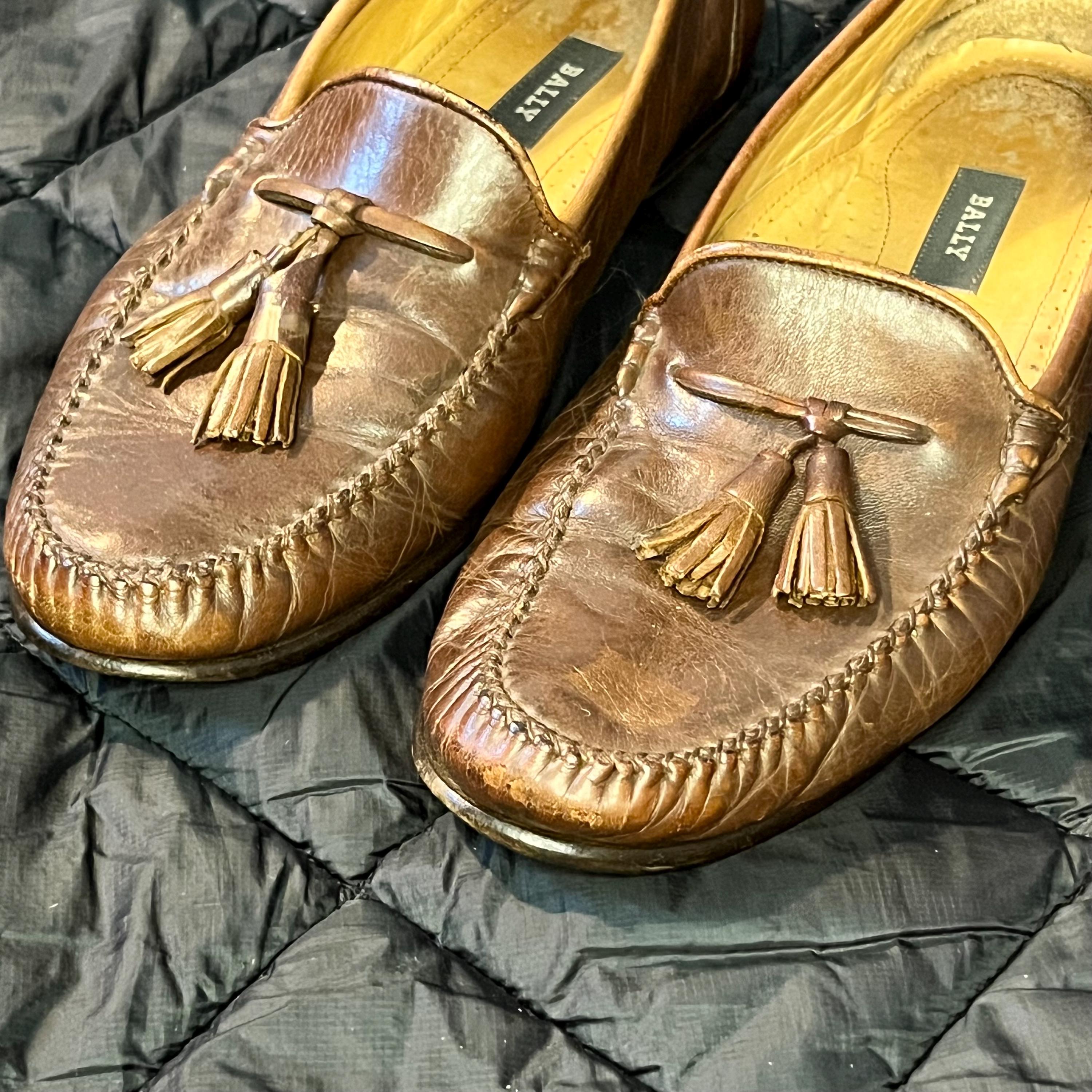 Bally of Switzerland loafers w/ Tassels 12 D Bally of Switzerland Tassel leather Loafers 8.5 D brown $550  main image 4
