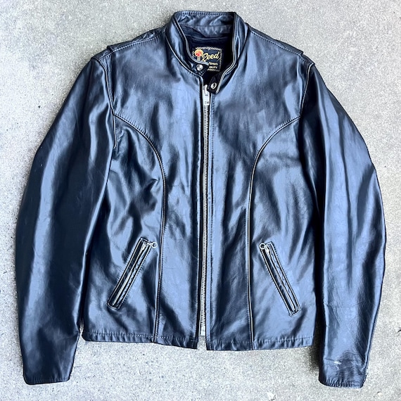 ジャケット・アウター Vintage Zip Single Riders Jacket 合皮vintage single riders stand jacket / 合皮ヴィンテージ