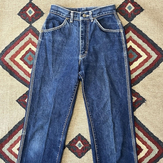 1970s Lee Riders Jeans | Vintage Womens 25x34 Bac… - image 2