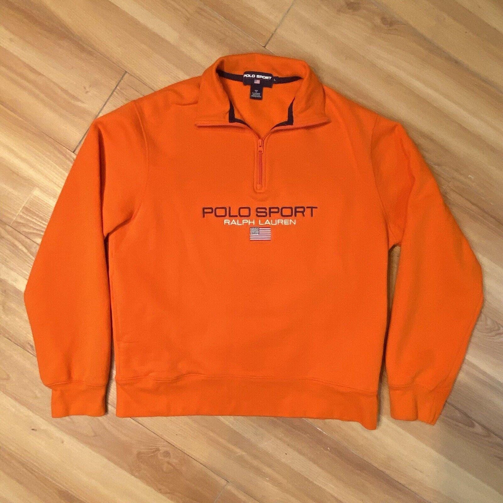 1990s Polo Sport Ralph Lauren Sweatshirt | Vintage Mens Large