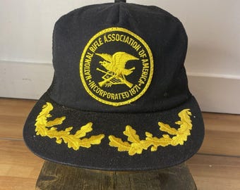 Vintage 80s National Rifle Association K-Products Trucker Hat | Adult NRA Mesh Cap