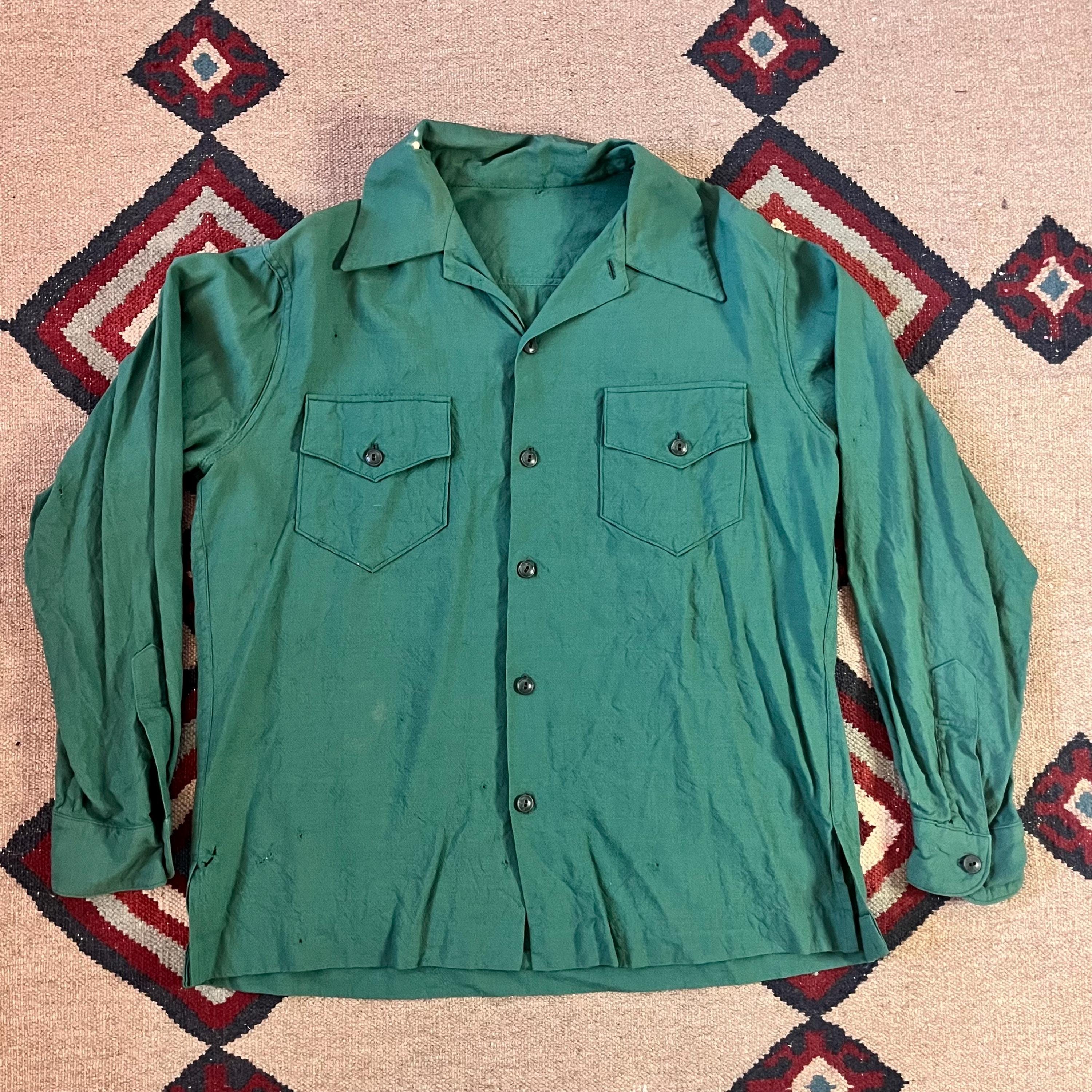 50s Gabardine Shirt - Etsy 50s Gabardine Shirt - Etsy