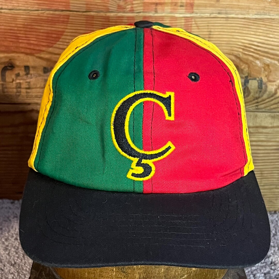 1990s Slacker Head Wear Snapback Hat | Vintage Color Block