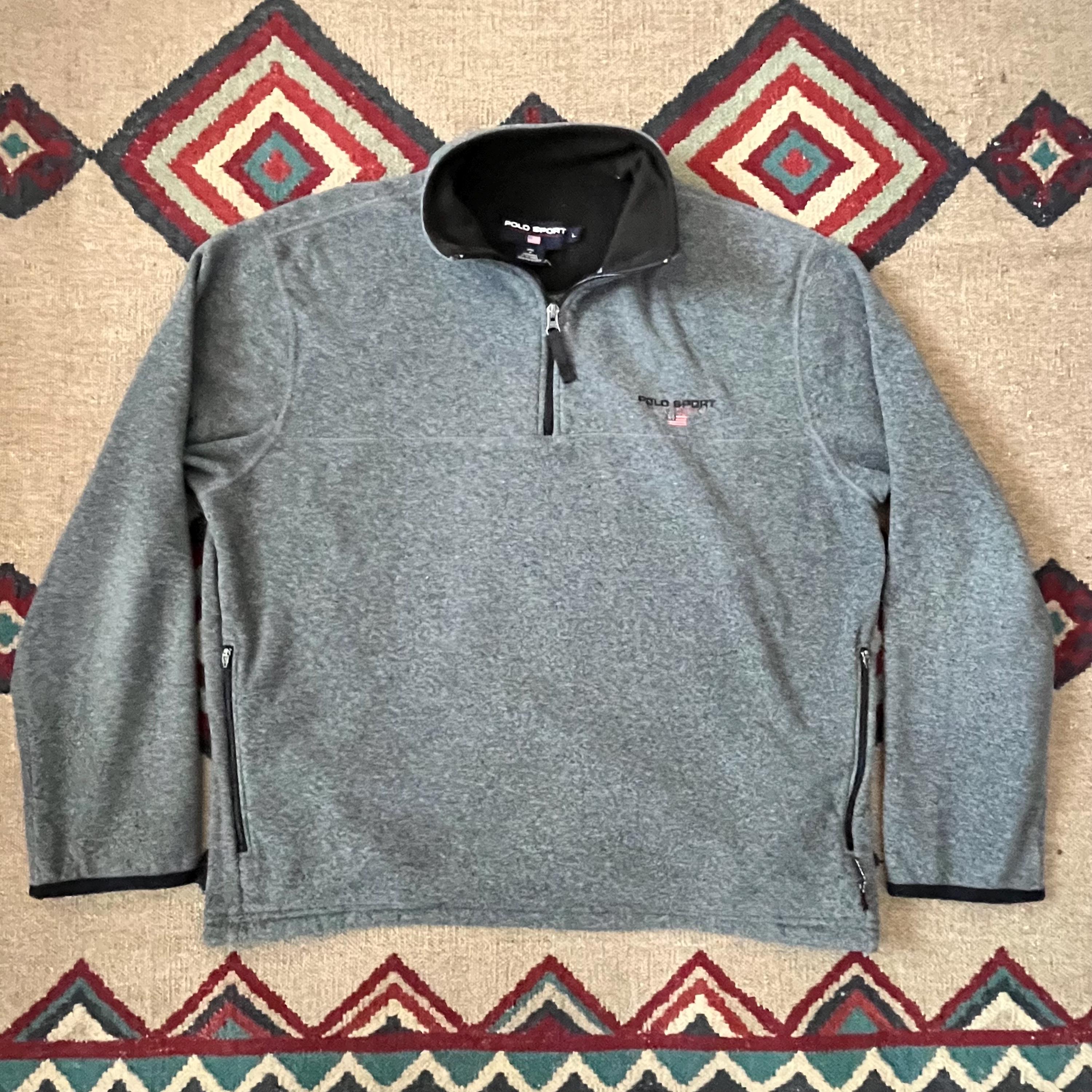 90’s POLO SPORT Polartec Fleece Pullover 1990s Polo Sport Ralph Lauren Polartec Fleece Tech Pullover