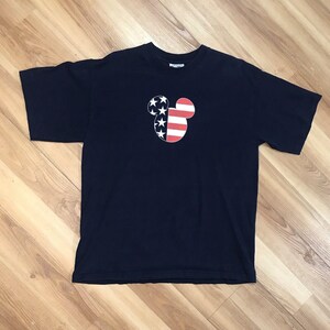 Vintage Disney World Mickey Mouse T-Shirt | Mens Medium Navy Cotton Crewneck