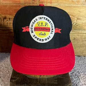 Boné Snapback Michigan International Speedway dos anos 90 | Boné de beisebol vintage