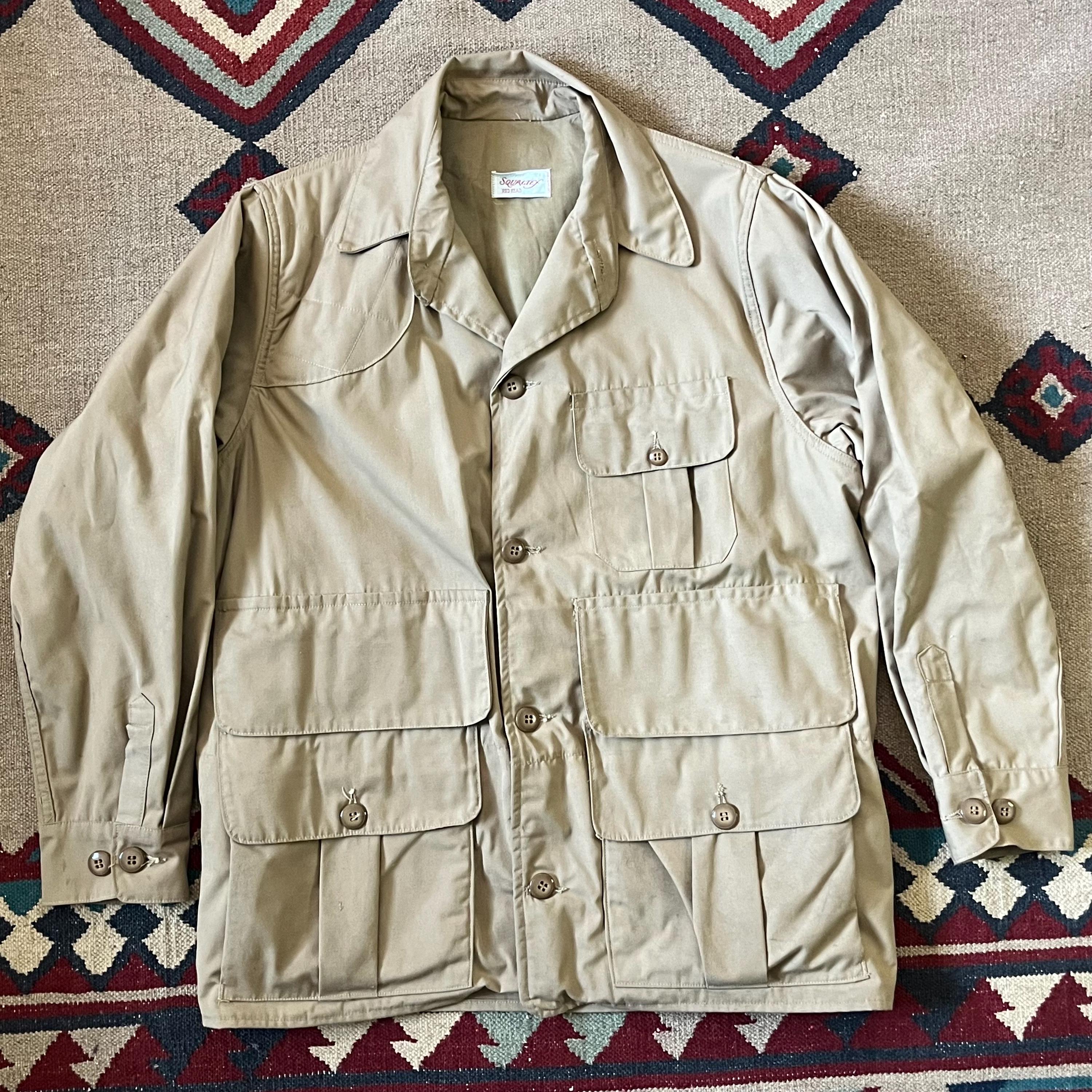 Vintage 60s Squaltex Redhead Hunting Jacket Mens XL Field Button