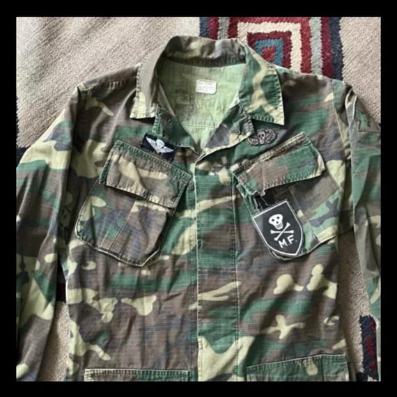 Vietnam Mike Force Poplin Camo SFG (A) Military Jacket | XS
