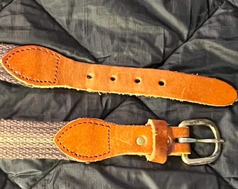 1980s Preppy Canvas & Leather Men display picture 1